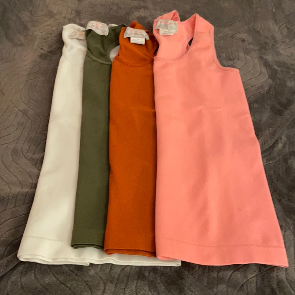 SOLD Bundle of Fitted Tank Tops